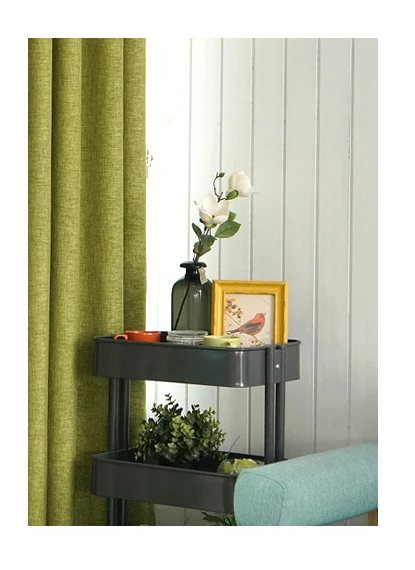 Linen blackout simple textile design for curtain wall system