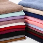 20 Colors Ladies India Elastic Turban Hijab Scarves Maxi Crinkle Head Hijab Scarves Hijab For Women Muslim