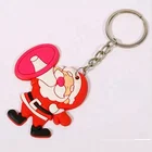promotion free gift soft pvc rubber key ring for children