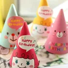 Lovely peaked cap paper party hats for birthday party decorations