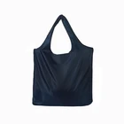 Custom eco waterproof folding nylon foldable polyester tote shopping bag woven tote bags