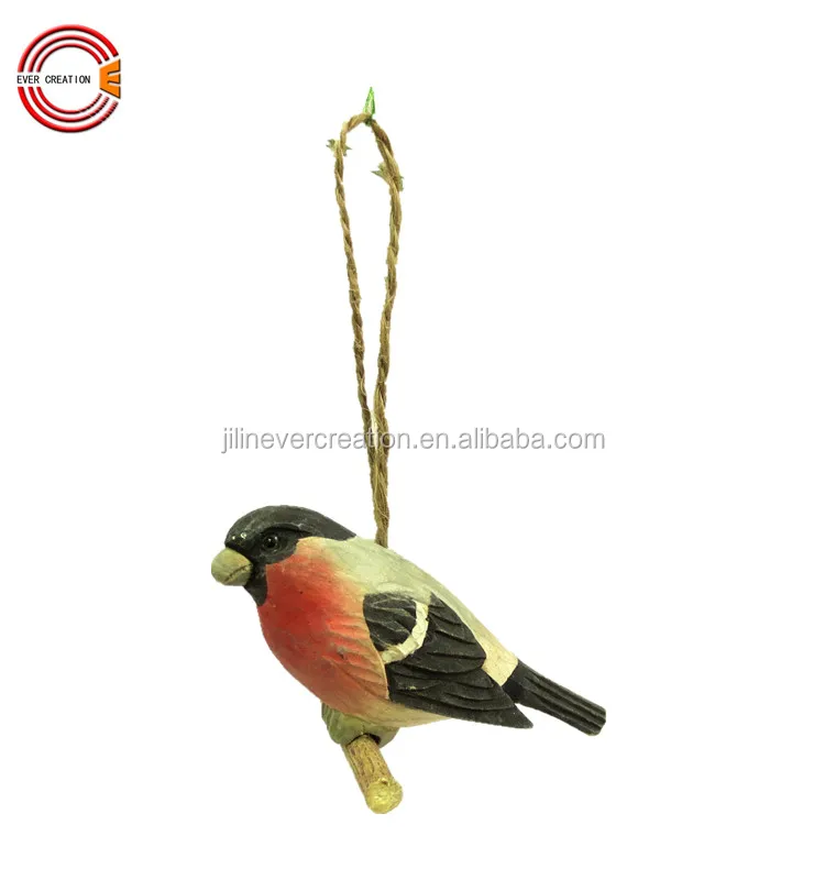 new product robin bird decoration,wooden robin bird decorations