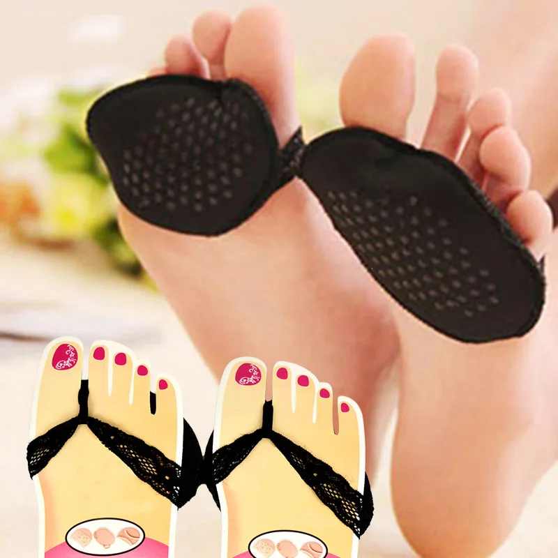 Women Super Soft Lace Forefoot Invisible