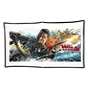 Owlenz 100inch or 120 inch Front / Back Projection Screen Portable Outdoor Projection Screen With Eyehole Easy to Hang on Wall