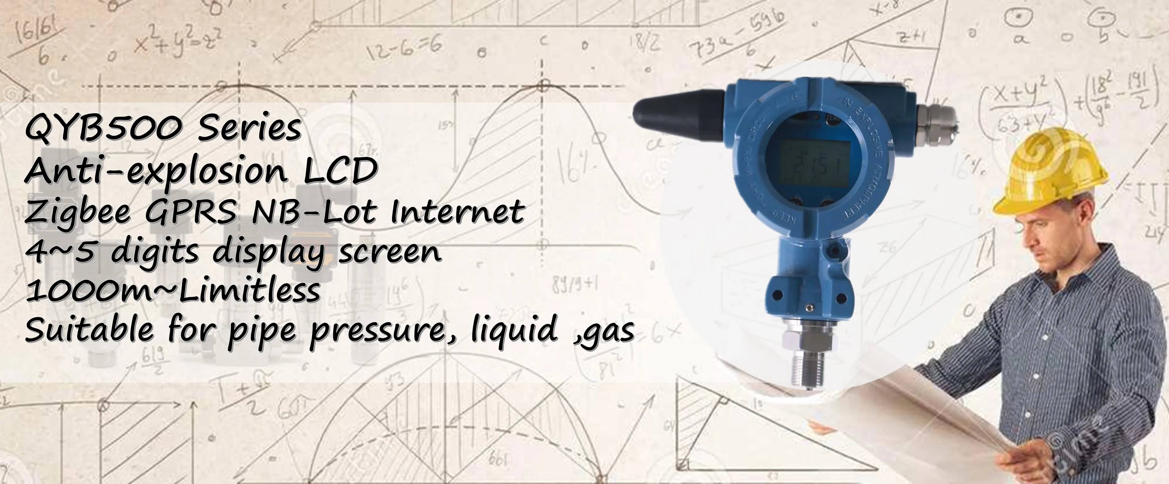 Wireless communication NB-IOT digital pressure transmitter - ANKUX.COM