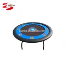 poker club folding customized round poker tables with high speed cloth