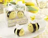 "Mommy and Me Bee Ceramic Honeybee Salt and Pepper Shakers set Baby Shower decoration gifts favors