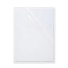 A4 Plastic Cut Flush Transparent Clear L Shape File Folder