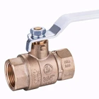 forged NPT full port brass ball valve with private label on handle CSA FM UL IAPMO