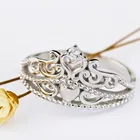 925 Sterling Silver Princess Crown Design Holiday Party Ring for Cute Girls
