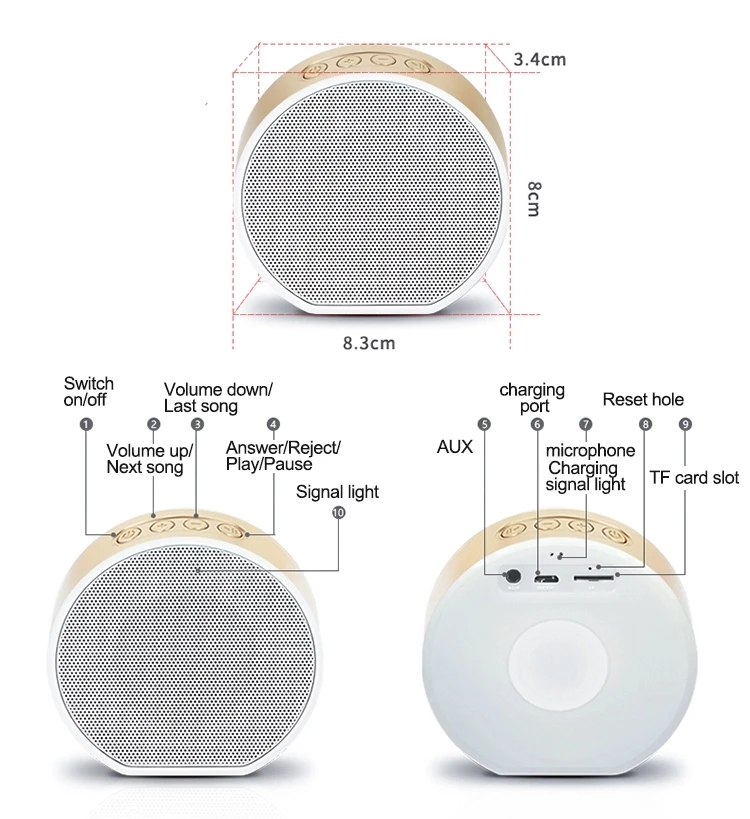New arrivals electronic gadgets a60 bluetooths mini speaker wireless audio - ANKUX.COM