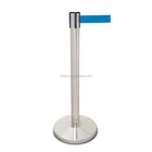 Crowd Control Barrier&Stainless Steel Retractable Queue Pole