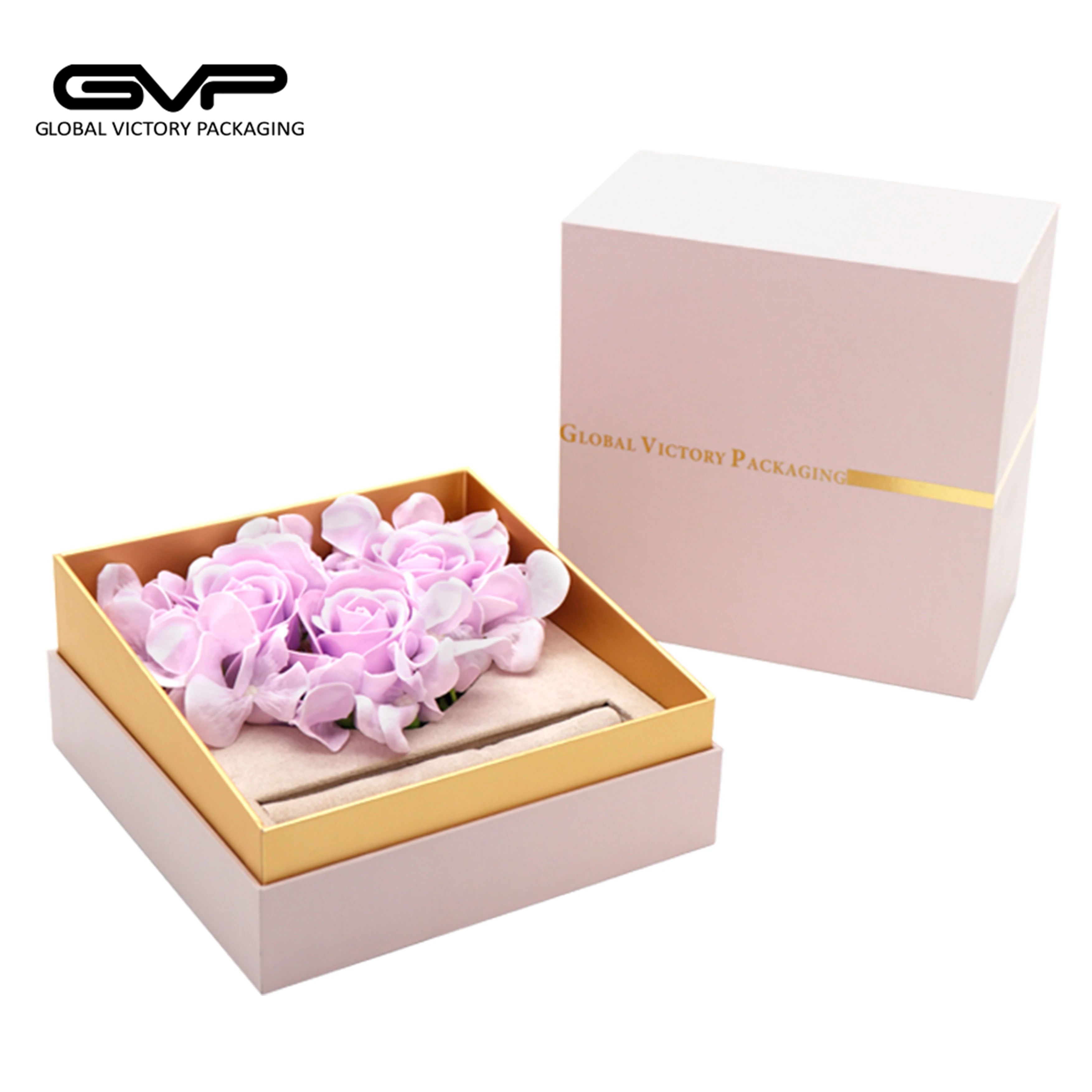 customized exquisite flower jewelry gift box
