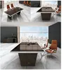 Meeting table modular conference tables specifications Dark black veneer boardroom table
