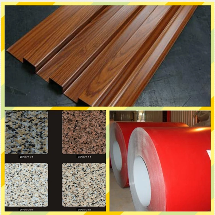 wood grain printing color coated steel