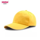 Custom Polyester Dri Fit Yellow Baseball Sports Cap Without Logo