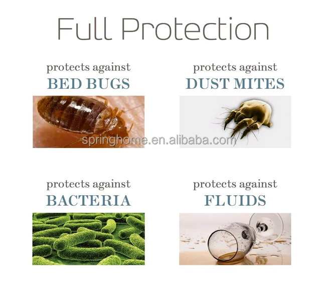 bed bug proof, dust mite and waterproof - breathable, noiseless