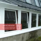 Teeyeo romania style designs aluminum and pvc profile tilt an turn window in china
