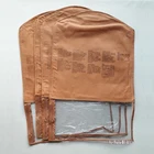 Custom transparent plastic dust bag for handbag