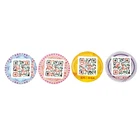 Anti-forgery QR code adhesive security label printing