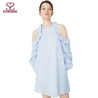 New Design Wholesale Long Sleeve Off Shoulder Dress Women Clothing