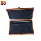 Customized Size Double Slots Wooden Box For Cd Case Packaging