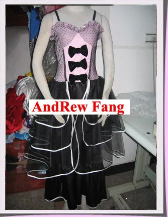 Rose Team-Free Shipping Custom Made Civil War Dress Southern Belle Red & Black Dress Sexy Carnival Halloween Costume