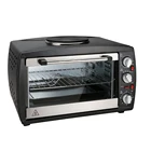 26L Mechanical timer control toaster chicken rotisserie electric oven with single hot plate