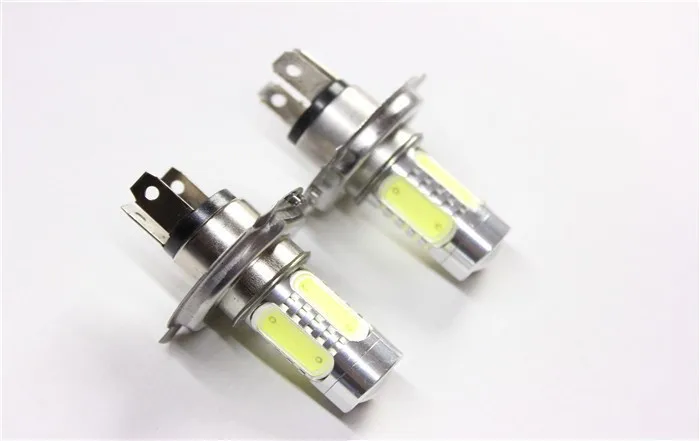 WARM WHITE/ WHITE H4 7.5W PAIR HIGH POWER LED BULBS CAR FOG LAMP 12V