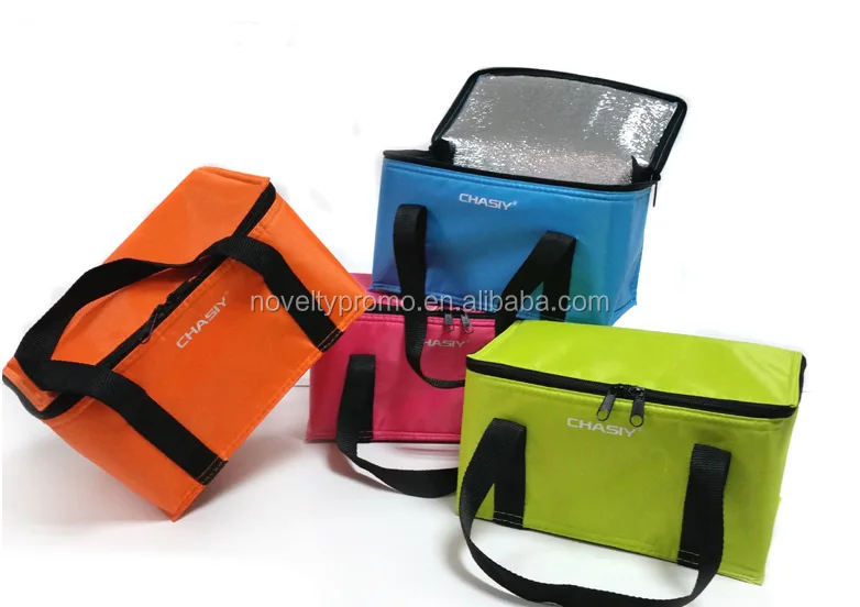 promotional 6 pack cans insulated cooler bag