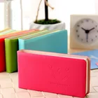 Planner Leather Wholesale Mini Daily Smile Emoji Long Strip A5 Notepad Planner Notebook Pu Leather Notebook