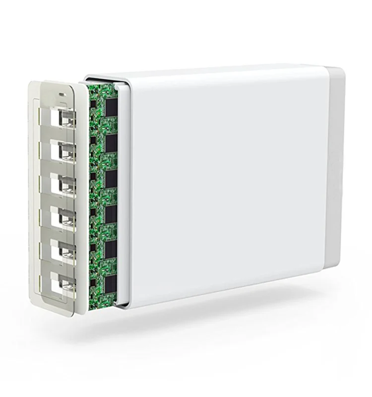 Chargeur rapide 50 W 6 Ports Multi-usb Chargeur Station De Recharge pour Téléphone X Téléphone 8 - ANKUX Tech Co., Ltd