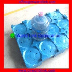 ヘビーデューティ スタッキング収納プラスチック ボトル入り水パレット用5 ガロン ボトル仕入れ・メーカー・工場