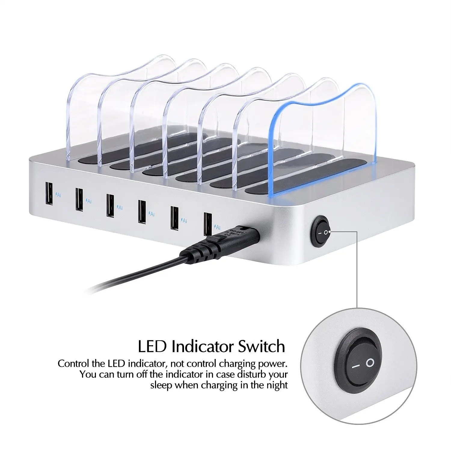 High quality desktop charging station