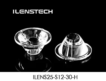 Ilenstech Led fresnel spotlight narrow pmma led lens / oem led optical lens manufacture