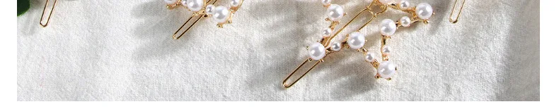 Latest Women Hair Pin Accessory Pearl Hair Pin Fancy Hair Pins Pearl Set Gold 8-pcs set Best Gift For Girlfriend