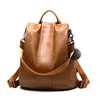 Backpack Bag For Women 2019 School Bag Ladies Anti Theft Backpack For Teenage Girl Vintage Leather Rucksack Bagpack Bookbag