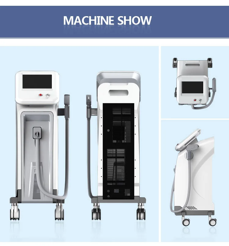 Factory price newest professional alma soprano xl 808nm diode laser hair removal machine