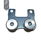 Steel Small White Zinc Plating Double Roller
