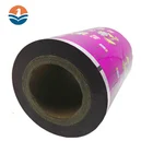 custom logo food packaging plastic auto packing film roll