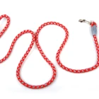 Printing Reflective Running Paracord Custom Smart Dual Big Hemp Nylon Rope Bungee Double Led Leather Dog Leash