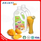 2019 Hot Selling Bubble Tea Mango Flavor Concentrate Syrup Juice For Slush Machine