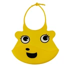 Baby Bib Cartoon Waterproof Aprons Infant Accessories Silicone Breastplate Feeding Baby Saliva Towel