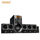 RHM 5.1 home theater speaker system with USB SD FM BT Remote