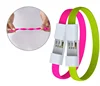New Design Micro Bracelet USB Data Charging Cable for Smart Phones and Tablet PC 6 Colors 20CM Long