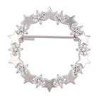 00007-xuping elegant hijab pins brooch, star wedding brooches