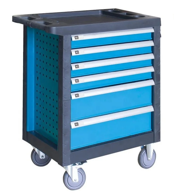 Metal 6 Drawers Tool Cabinet Drawer Cabinet Tool Box With Tools