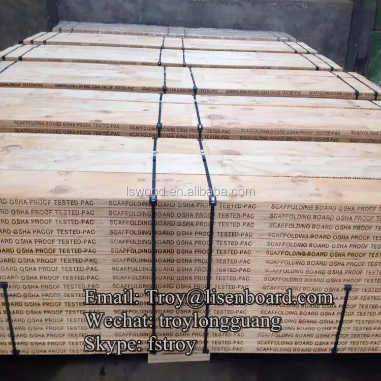 pine lvl scaffold plank /lvl scaffolding board