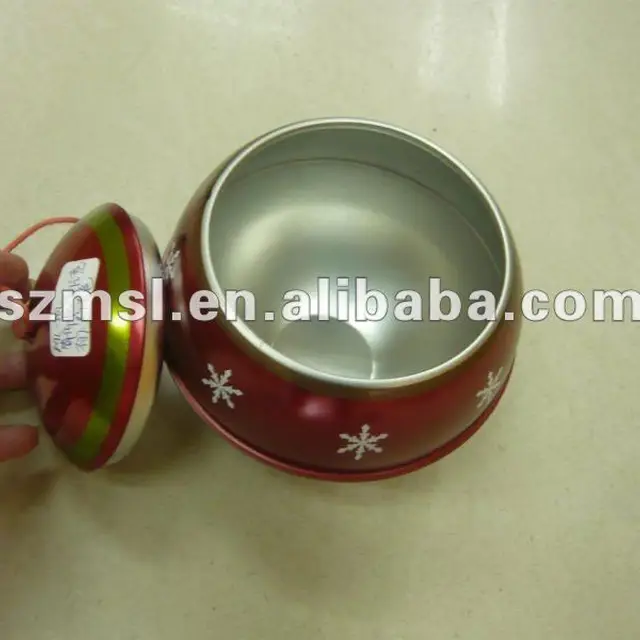 tin candy ball for christmass use
