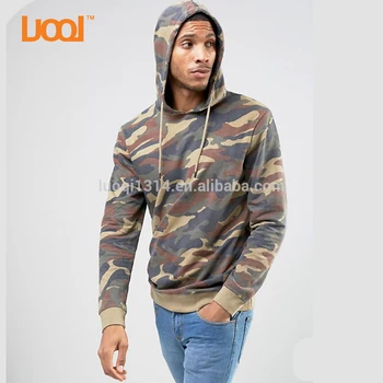 plain camo hoodie